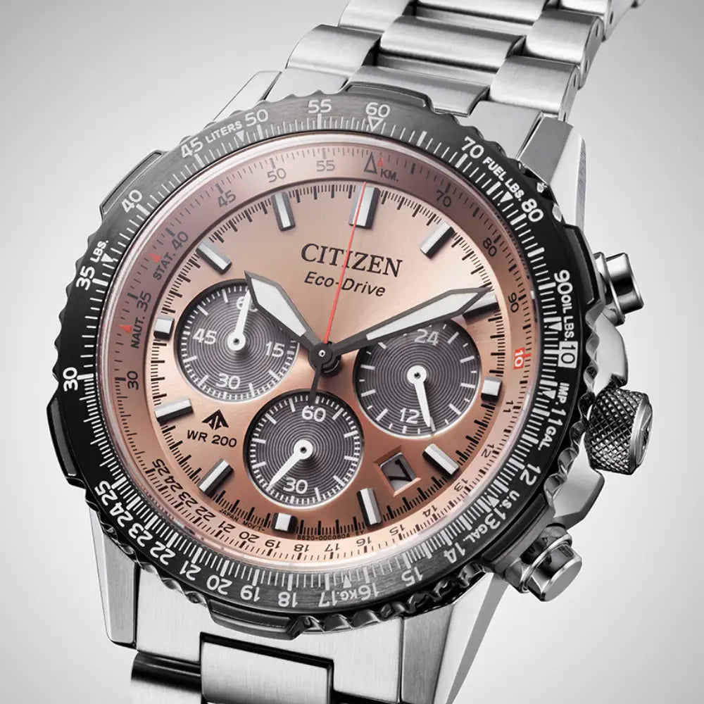 Citizen Promaster Navihawk CA4664-60X Copper Dial Stainless Steel Men's Watch