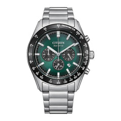 Citizen CA4674-58X Eco-Drive Chronograph Green Dial Watch – MonaWatch
