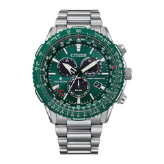 Citizen Promaster CB5004-59W Green Dial Stainless Steel Men's Watch