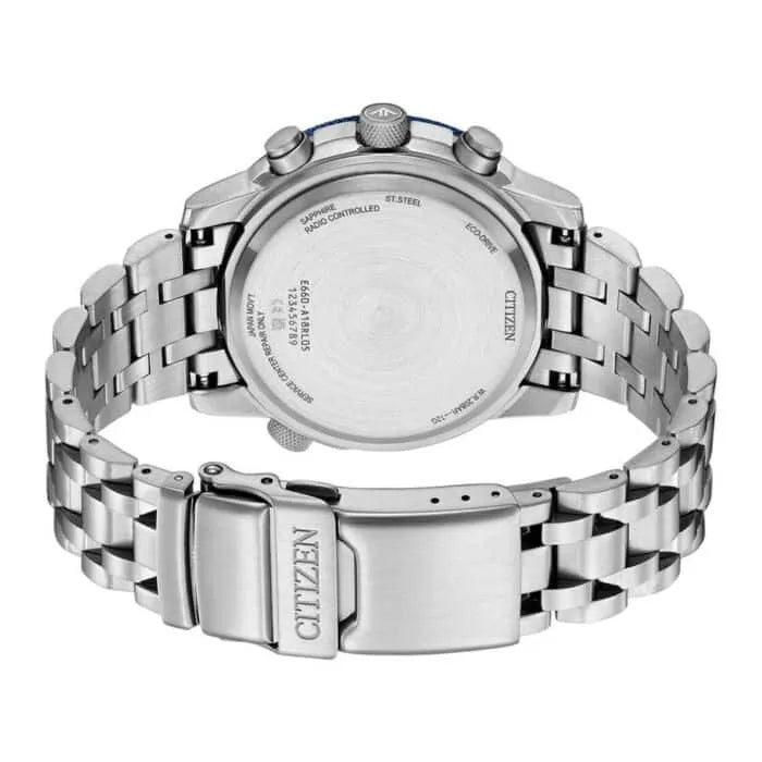 Citizen Promaster Chronograph Radio-Controlled CB5866-55E Black Dial 43.7mm Stainless Steel Men's Watch