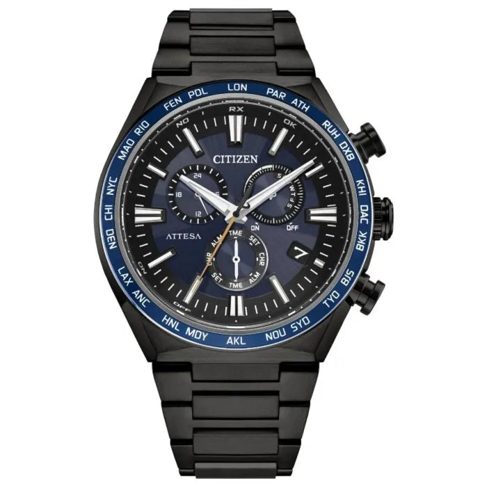 Citizen Attesa Eco-Drive CB5967-66L Blue Dial Super Titanium Men’s Watch