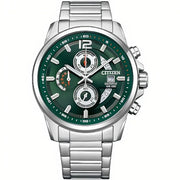 Citizen Quartz Chronograph AN3690-56X Green Dial Stainless Steel Men's Watch