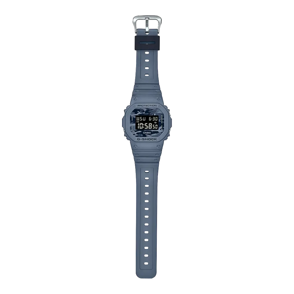 G-Shock Camouflage DW-5600CA-2DR Blue Dial Resin Men's Watch