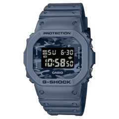 Casio G-Shock Camouflage DW-5600CA-2DR Blue Dial Resin Men's Watch