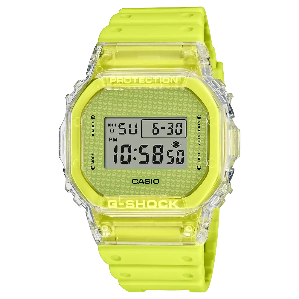 G-Shock Lucky Drop Casual DW-5600GL-9DR Yellow Dial Resin Men's Watch