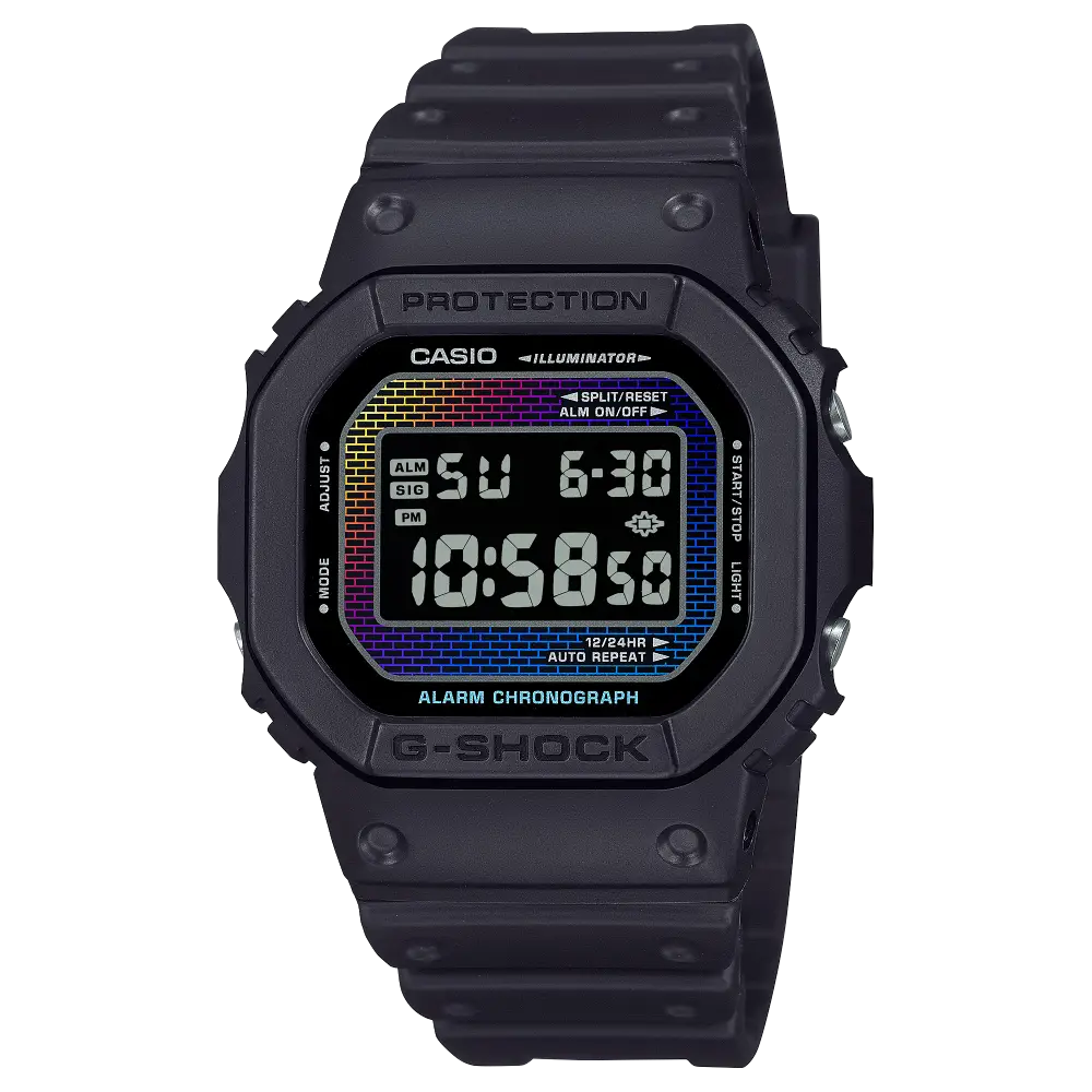 Casio G-Shock DW-5600RW-1D Black Dial Resin Men's Watch