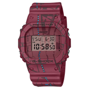 Casio G-Shock Digital DW-5600SBY-4DR Red Dial Resin Men's Watch