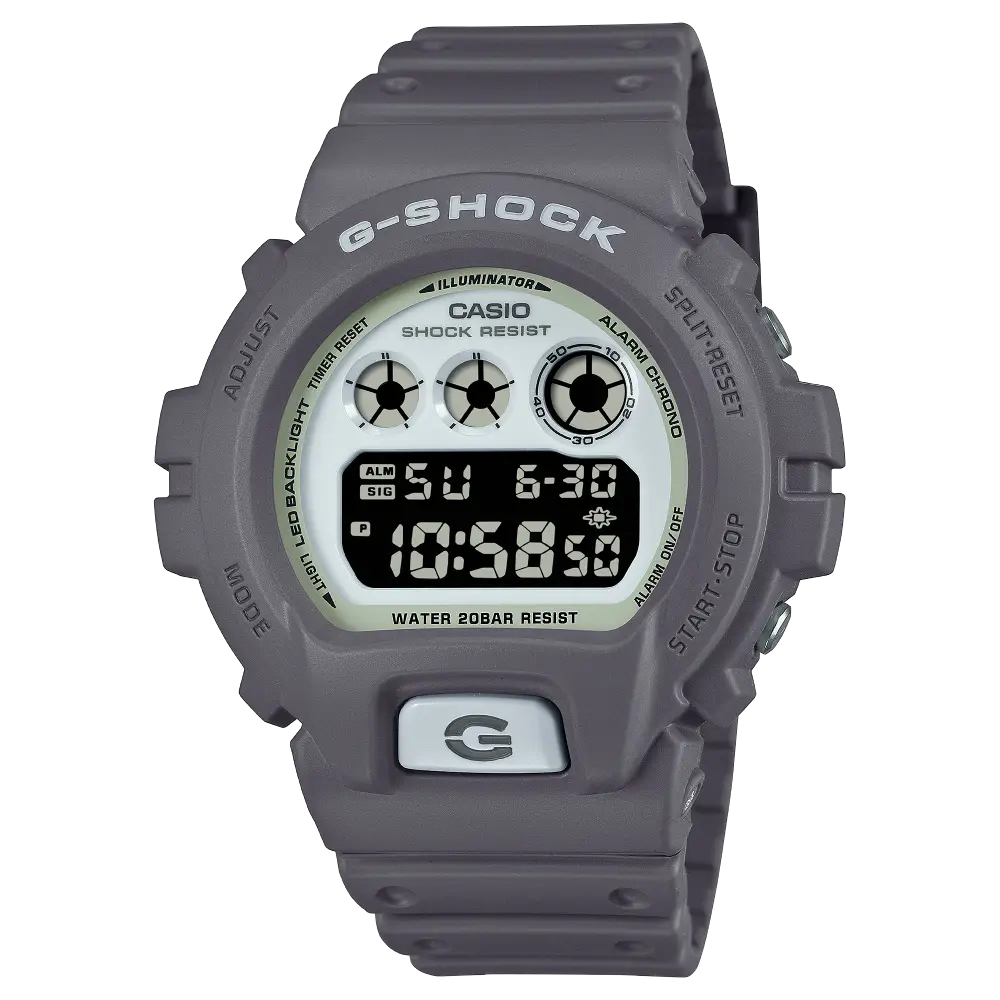 G-Shock Casual DW-6900HD-8DR White Dial Resin Men's Watch