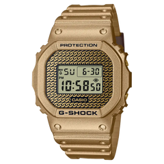 Casio G-Shock Digital DWE-5600HG-1DR Gold Dial Resin Men's Watch