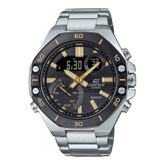 Casio Edifice Smartphone Link ECB-10DB-1A9DF Black Dial Stainless Steel Men's Watch