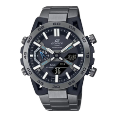 Casio Edifice Smartphone Link ECB-2000DC-1ADF Black Dial Stainless Steel Men's Watch