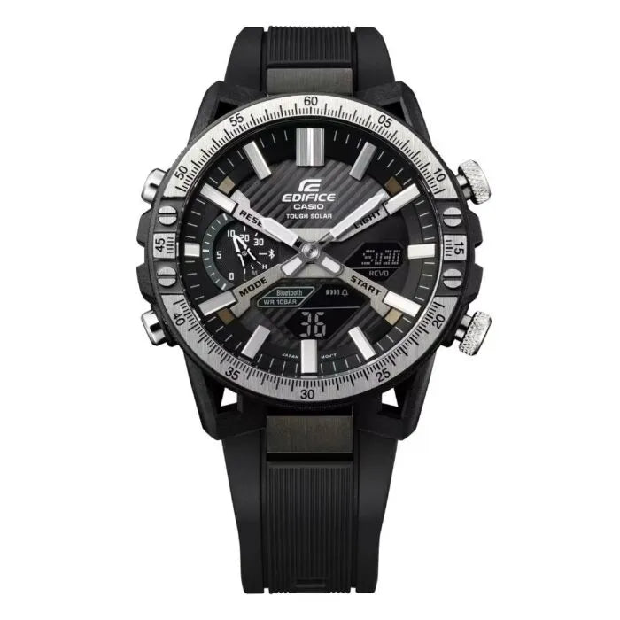 Edifice Smartphone Link ECB-2000TP-1ADF Black Dial Stainless Steel Men's Watch