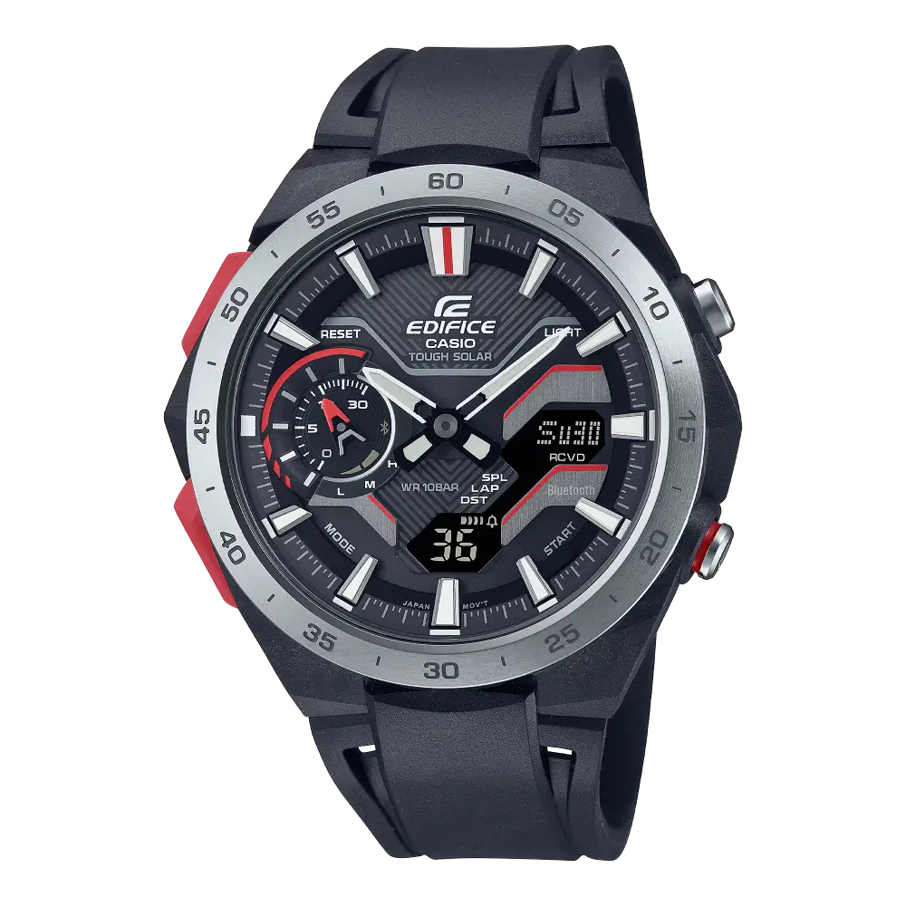 Edifice ECB-2200P-1ADF Black Dial Resin Men's Watch