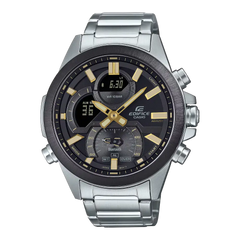 Casio Edifice Smartphone Link ECB-30DB-1A9DF Black Dial Stainless Steel Men's Watch