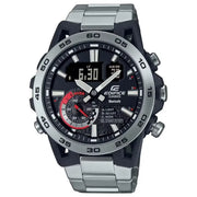 Casio Edifice Smartphone Link ECB-40D-1ADF Black Dial 48mm Stainless Steel Men's Watch