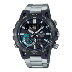 Casio Edifice Smartphone Link ECB-40DB-1ADF Black Dial Stainless Steel Men's Watch