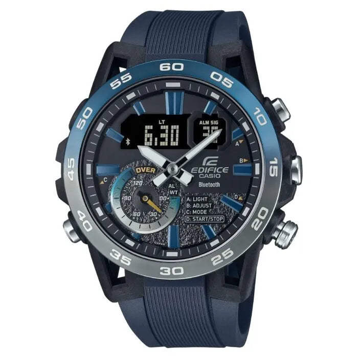 Casio Edifice Smartphone Link Sospensione ECB-40NP-1ADF Black Dial Stainless Steel Men's Watch