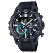 Casio Edifice Smartphone Link ECB-40PB-1ADF Black Dial 48mm Stainless Steel Men's Watch
