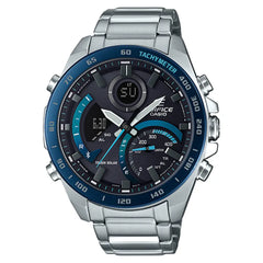 Casio Edifice Smartphone Link ECB-900DB-1BDR Black Dial Stainless Steel Men's Watch