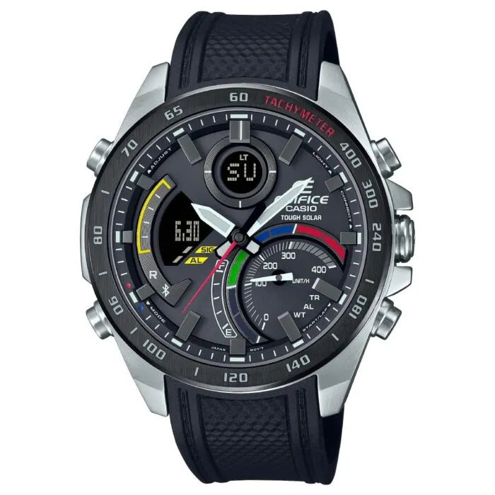 Edifice Smartphone Link ECB-900MP-1ADF Grey Dial Stainless Steel Men's Watch