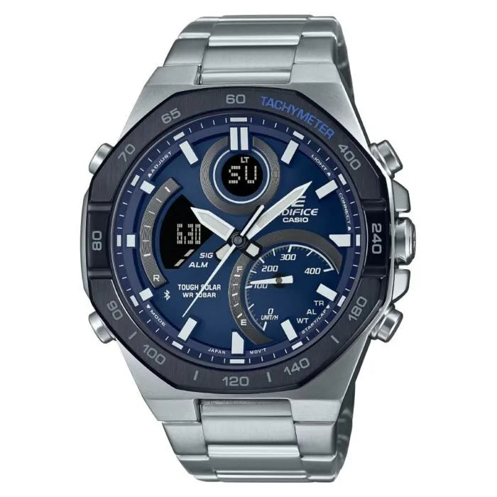 Casio Edifice Smartphone Link ECB-950DB-2ADF Blue Dial Stainless Steel Men's Watch
