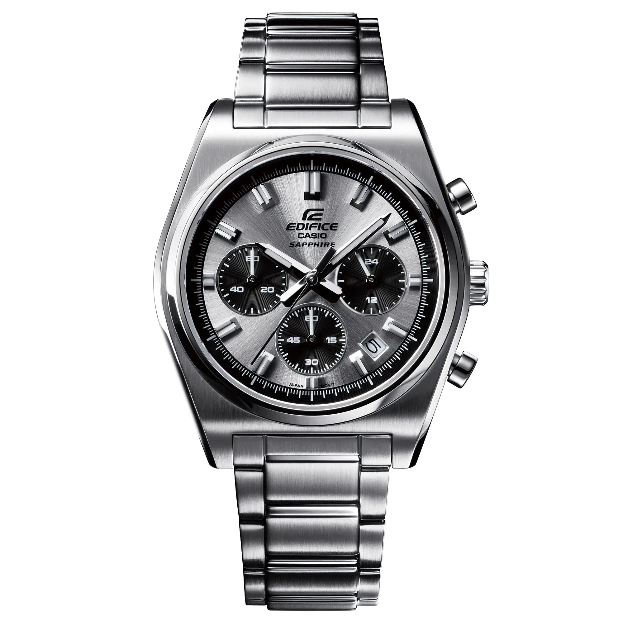 Edifice Standard Chronograph EFB-730D-7AVUDF Silver Dial Stainless Steel Men's Watch