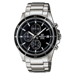 Casio Edifice Standard Chronograph EFR-526D-1AVUDF Black Dial Stainless Steel Men's Watch