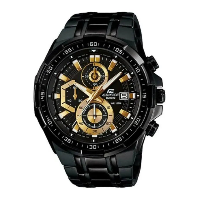 Casio Edifice Standard Chronograph EFR-539BK-1AVUDF Black Dial Stainless Steel Men's Watch