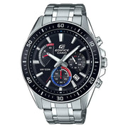 Casio Edifice Standard Chronograph EFR-552D-1A3VUDF Black Dial 47mm Stainless Steel Men's Watch