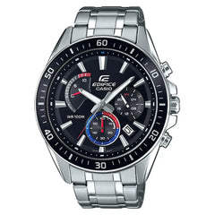 Casio Edifice Standard Chronograph EFR-552D-1A3VUDF Black Dial 47mm Stainless Steel Men's Watch