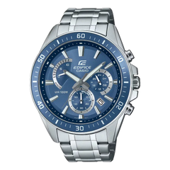 Casio Edifice Standard Chronograph EFR-552D-2AVUDF Blue Dial 47mm Stainless Steel Men's Watch