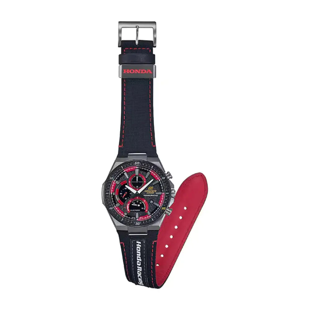 Edifice EFS-560HR-1ADR Black Dial Stainless Steel Case Men's Watch