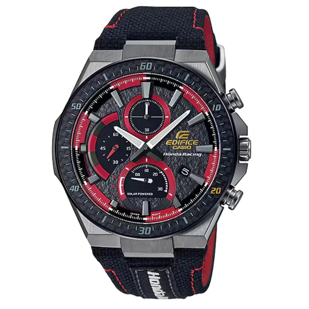 Edifice EFS-560HR-1ADR Black Dial Stainless Steel Case Men's Watch