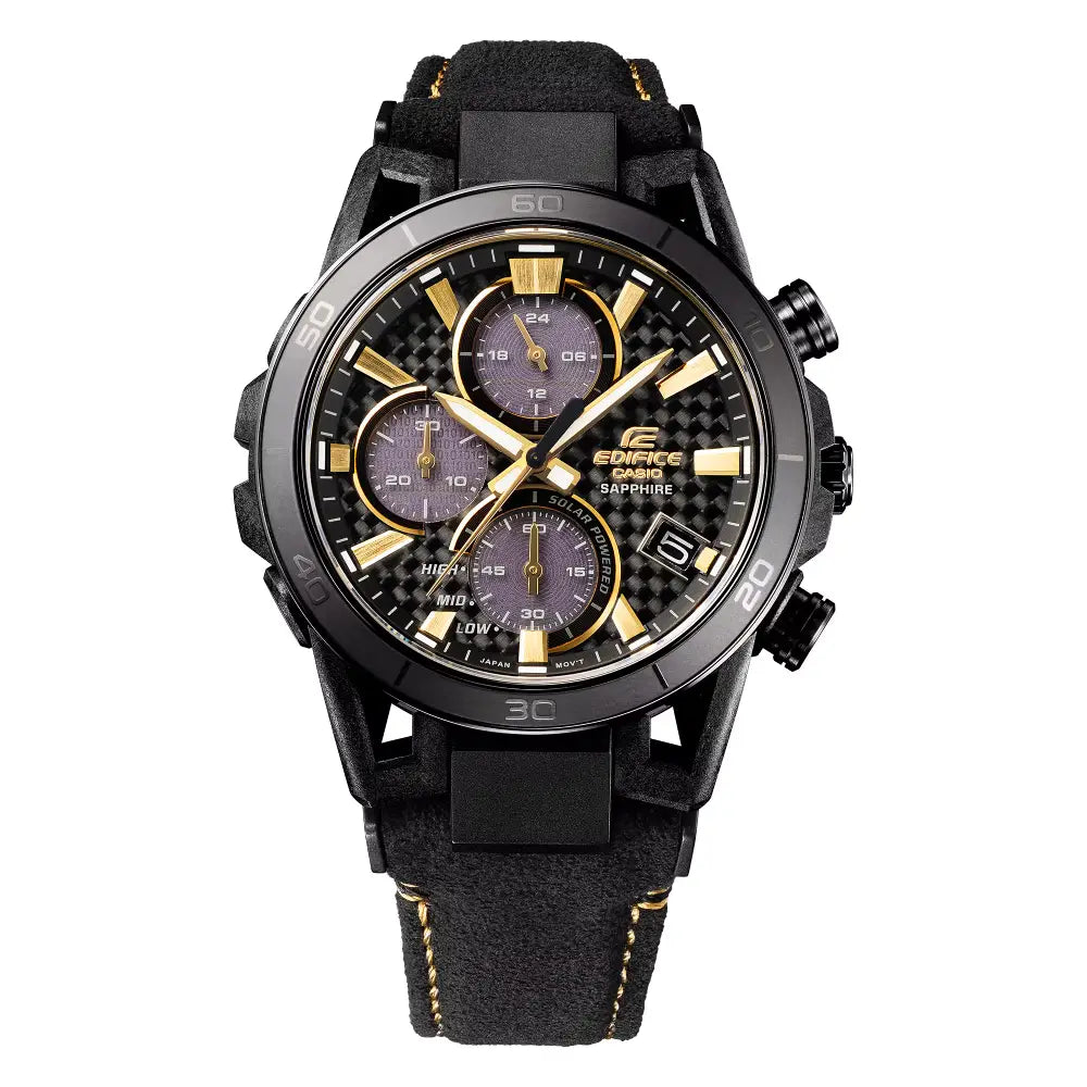 Casio Edifice Sospensione 50th Anniversary EFS-S640ZE-1ADR Black Dial Stainless Steel Men's Watch
