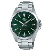 Casio Edifice Analog EFV-140D-3AVUDF Green Dial Stainless Steel Men's Watch