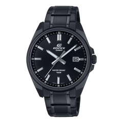 Casio Edifice Standard Analog EFV-150DC-1AVUDF Black Dial Stainless Steel Men's Watch