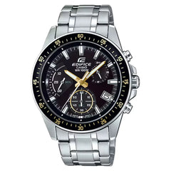 Casio Edifice Standard Chronograph EFV-540D-1A9VUDF Black Dial Stainless Steel Men's Watch