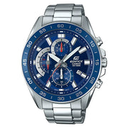 Casio Edifice Standard Chronograph EFV-550D-2AVUDF Blue Dial Stainless Steel Men's Watch