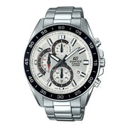 Casio Edifice Standard Chronograph EFV-550D-7AVUDF White Dial Stainless Steel Men's Watch