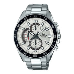 Casio Edifice Standard Chronograph EFV-550D-7AVUDF White Dial Stainless Steel Men's Watch