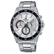 Casio Edifice Standard Chronograph EFV-570D-7AVUDF White Dial Stainless Steel Men's Watch