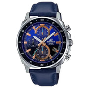 Casio Edifice Standard Chronograph EFV-600L-2AVUDF Blue Dial Stainless Steel Men's Watch
