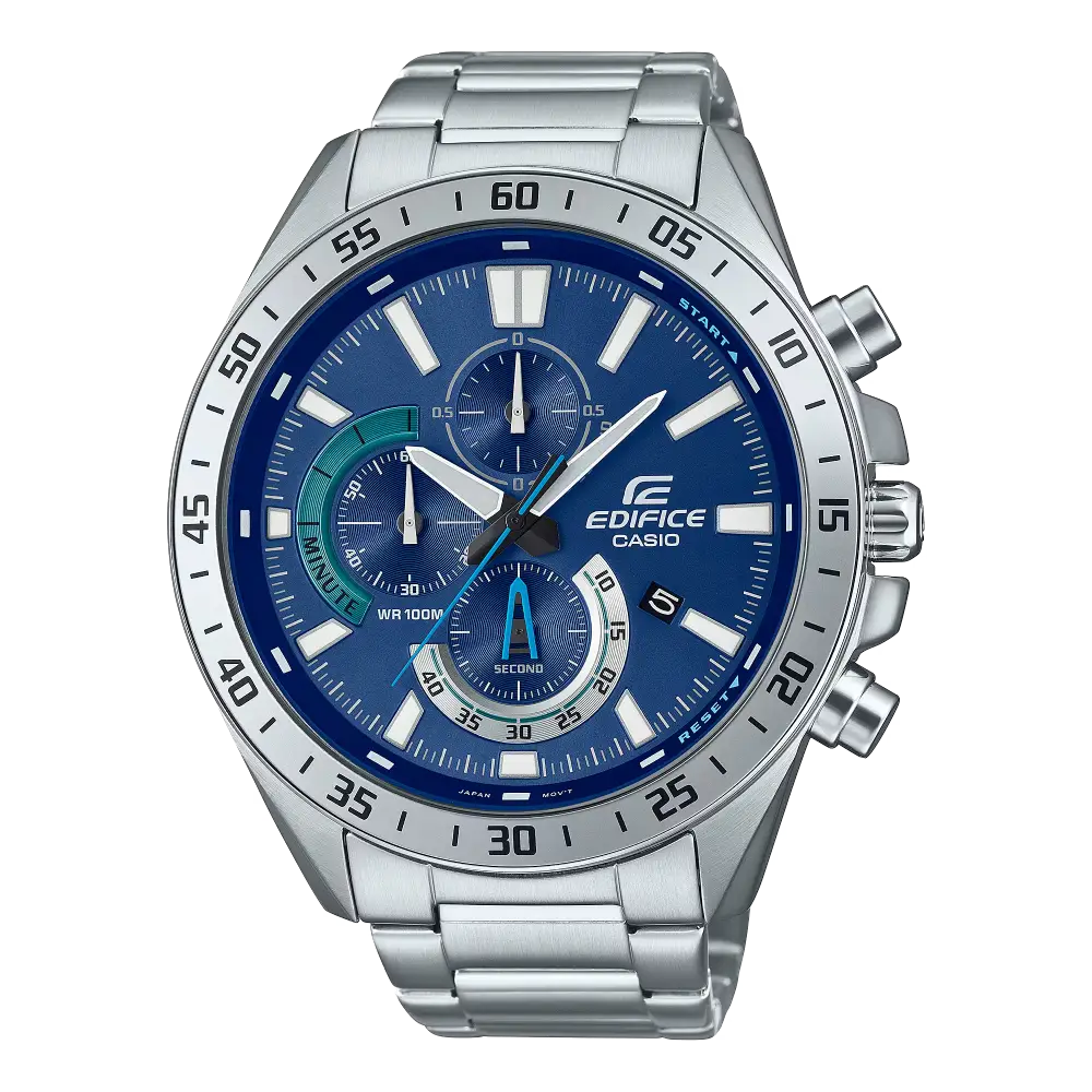 Edifice Standard Chronograph EFV-620D-2AVUDF Blue Dial Stainless Steel Men's Watch