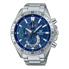 Casio Edifice Standard Chronograph EFV-620D-2AVUDF Blue Dial 50.5mm  Stainless Steel Men's Watch
