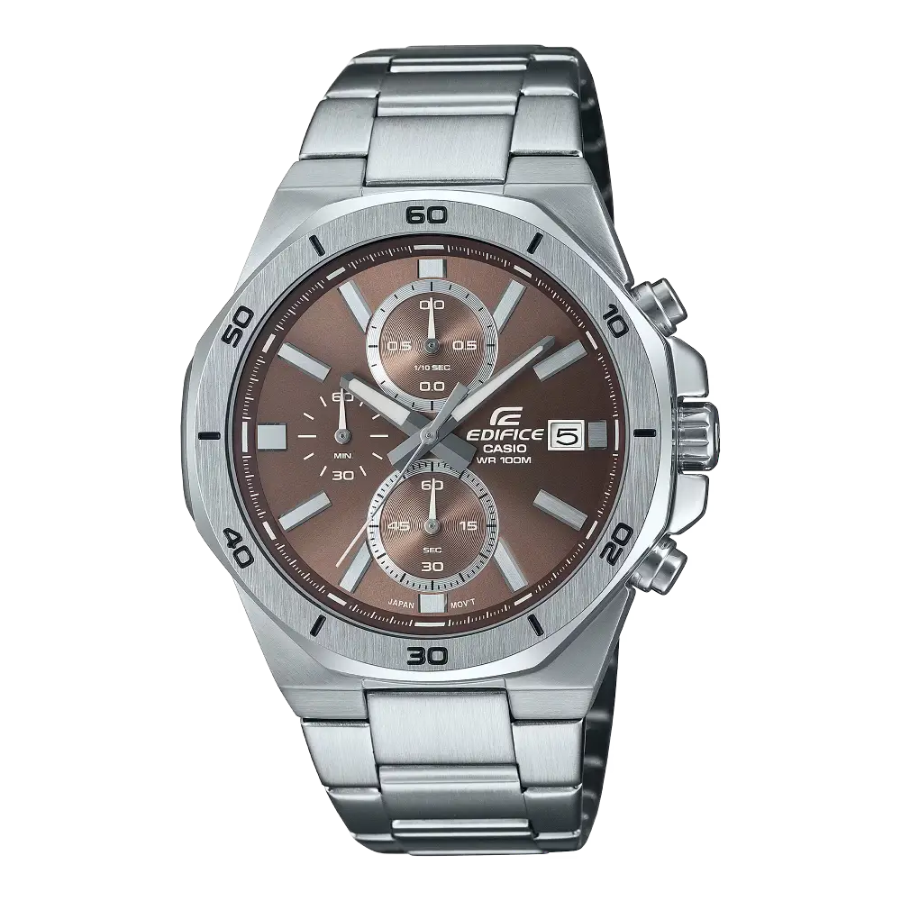 Edifice EFV-640D-5AVUDF Brown Dial Stainless Steel Men's Watch