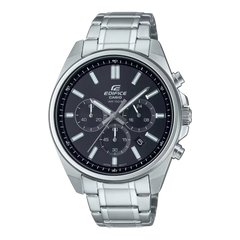 Casio Edifice Standard Chronograph EFV-650D-1AVUDF Black Dial Stainless Steel Men's Watch