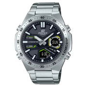 Casio Edifice Standard Analog-Digital EFV-C110D-1A3VDF Black Dial Stainless Steel Men's Watch