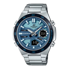 Casio Edifice Standard Chronograph EFV-C110D-2BDF Blue Dial Stainless Steel Men's Watch