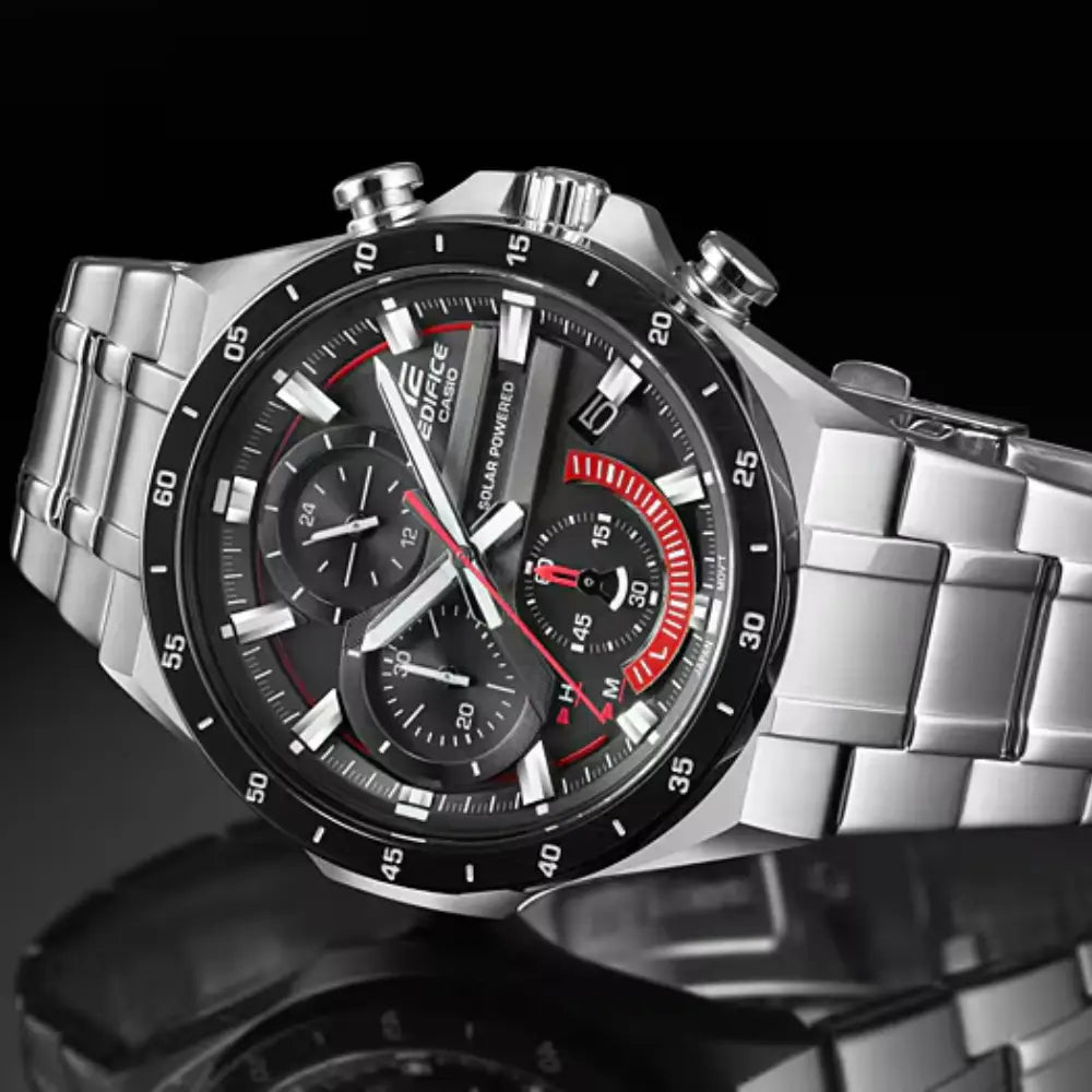 Edifice EQS-920DB-1AVUDF Black Dial Stainless Steel Men's Watch