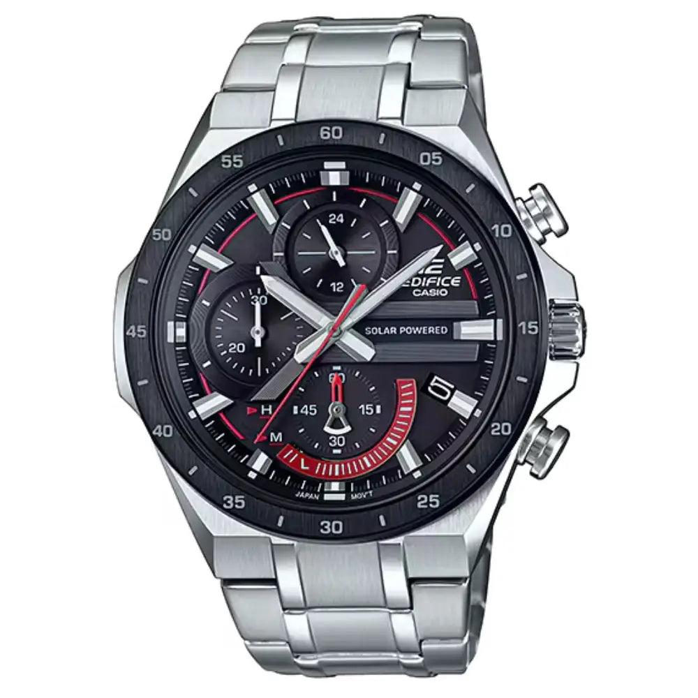 Edifice EQS-920DB-1AVUDF Black Dial Stainless Steel Men's Watch